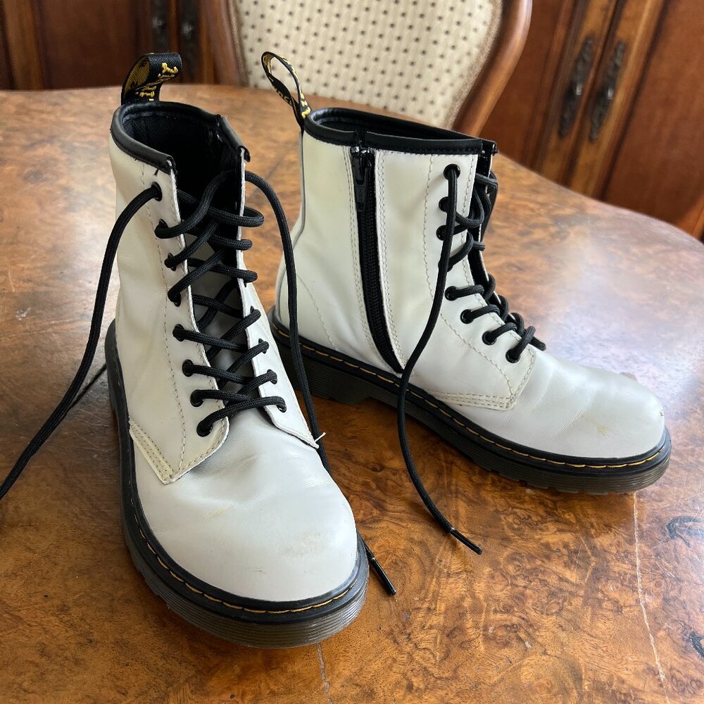 Dr. Martens 1460 Smooth Leather Lace Up Boots, Size 5L, 4M